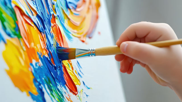 Book Illustration Acrylic Painting tile