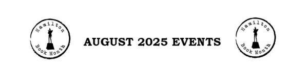 Hamilton Book Month Logo for 2025.