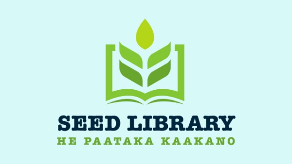 Seed Library He Paataka Kaakano logo