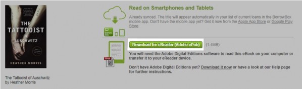 Download for eReader  - BorrowBox